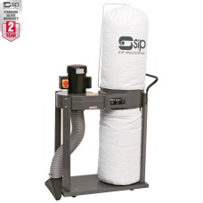 SIP 1HP Single Bag Dust Collector w/ Attachments