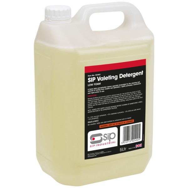 SIP 5ltr Valeting Detergent SIP 5ltr Valeting Detergent