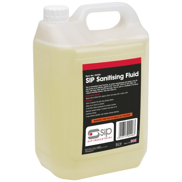 SIP 5ltr Sanitising Fluid SIP 5ltr Sanitising Fluid