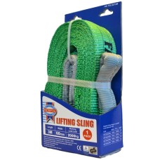 Faithfull Lifting Sling Green 2 Tonne 60mm x 3m