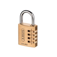 ABUS Mechanical 165/40 40mm Solid Brass Body Combination Padlock (4-Digit) Carded