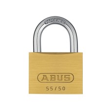 ABUS Mechanical 55/50mm Brass Padlock Carded