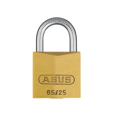 ABUS Mechanical 65/25mm Brass Padlock Carded