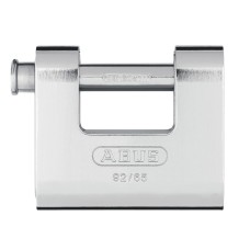 ABUS Mechanical 92/65mm Monoblock Brass Body Shutter Padlock Carded
