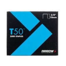 Arrow T50 Staples 10mm (3/8in) (Pack 5000, 4 x 1250)