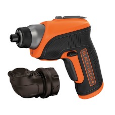 Black & Decker CS3652LC Cordless Screwdriver & Right Angle Attachment 3.6V Li-ion