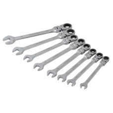 BlueSpot Tools Flexible Head Ratchet Set, 8 Piece