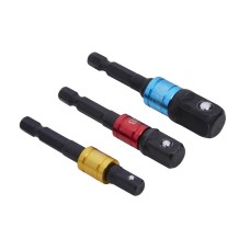 BlueSpot Tools Colour-Coded Impact Socket Adaptor Set, 3 Piece