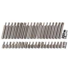 BlueSpot Tools Mixed Hex Spline & TORX Bit Set, 40 Piece