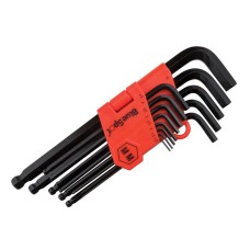 BlueSpot Tools Long Arm Ball End Hexagon Key Set, 13 Piece