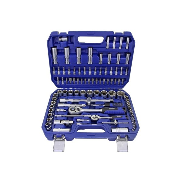 BlueSpot Tools 1/2in & 1/4in Metric Socket Set, 94 Piece BlueSpot Tools 1/2in & 1/4in Metric Socket Set, 94 Piece