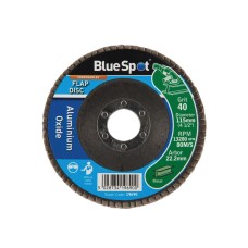 BlueSpot Tools Sanding Flap Disc 115mm 40 Grit