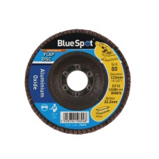 BlueSpot Tools Sanding Flap Disc 115mm 80 Grit