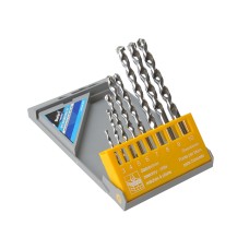 BlueSpot Tools Masonry Drill Set, 8 Piece 3-10mm