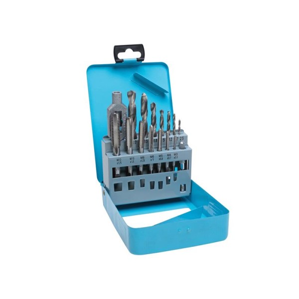 BlueSpot Tools Drill & Tap Set, 15 Piece BlueSpot Tools Drill & Tap Set, 15 Piece