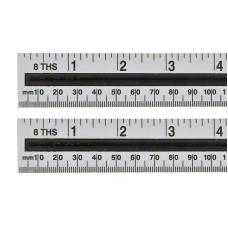 BlueSpot Tools Aluminium Ruler 150mm (6in)