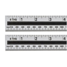 BlueSpot Tools Aluminium Ruler 150mm (6in)