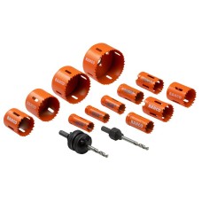 Bahco Plumber's Bi-Metal Holesaw Set, 14 Piece
