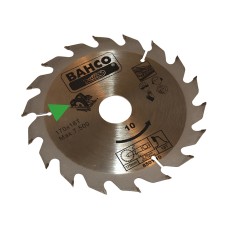 Bahco 8501-10 Portable/Table Saw Blade for Wood 170 x 30mm x 18T