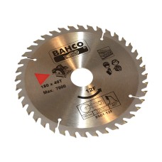 Bahco 8501-12F Portable/Table Saw Blade for Wood 180 x 30mm x 40T