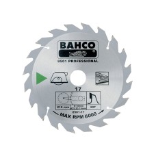 Bahco 8501-13 Portable/Table Saw Blade for Wood 184 x 30mm x 24T