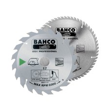 Bahco 8501-13/13F Portable/Table Saw Blade for Wood Twin Pack 184 x 30mm