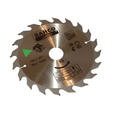 Bahco 8501-15 Portable/Table Saw Blade for Wood 190 x 30mm x 20T