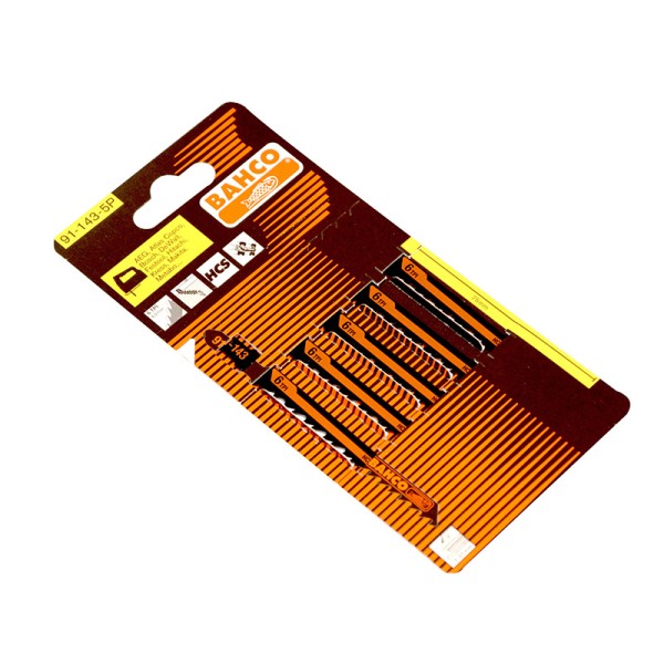 Bahco Wood Cutting Jigsaw Blades (Pack 5) Bahco Wood Cutting Jigsaw Blades (Pack 5)