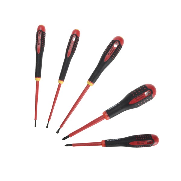 Bahco BE-9881S Insulated ERGO™ Screwdriver Set, 5 Piece Bahco BE-9881S Insulated ERGO™ Screwdriver Set, 5 Piece