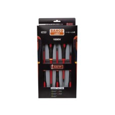 Bahco BE-9881SL ERGO™ Slim VDE Insulated Screwdriver Set, 5 Piece