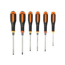 Bahco BE-9881TB ERGO™ Through Blade Screwdriver Set, 6 Piece