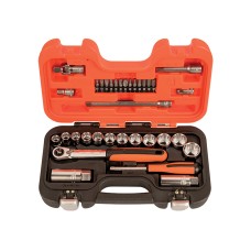 Bahco SL34 3/8in Drive Socket & Mech Set, 34 Piece