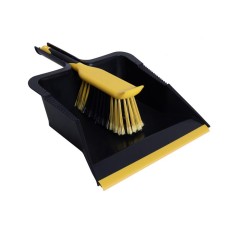 Bulldozer Heavy-duty Dustpan and Brush Set