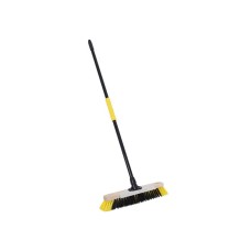 Bulldozer Dual Fill Soft PET Broom with Metal Scraper 457mm (18in)