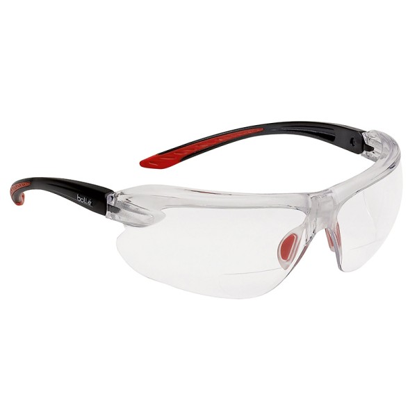 Bolle Safety IRI-S Safety Glasses - Clear Bifocal Reading Area +2.5 Bolle Safety IRI-S Safety Glasses - Clear Bifocal Reading Area +2.5