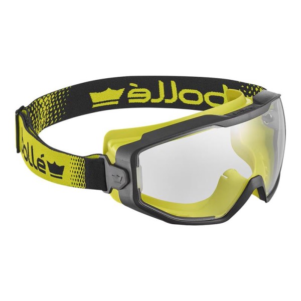 Bolle Safety Spectrum Clear Vented Safety Googles, Black/Yellow Bolle Safety Spectrum Clear Vented Safety Googles, Black/Yellow