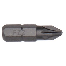 Bosch Powertool Accessories Extra Hard Screwdriver Bit PZ2 x 25mm Pack of 25
