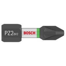 Bosch Powertool Accessories PRO Impact Screwdriver Bit PZ2 x 25mm Pack of 25