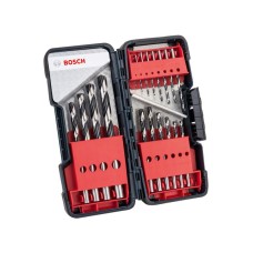 Bosch Powertool Accessories HSS Twist PointTeQ Drill Bit ToughBox Set, 18 Piece