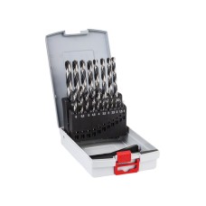 Bosch Powertool Accessories HSS Twist PointTeQ Drill Bit ProBox Set, 19 Piece