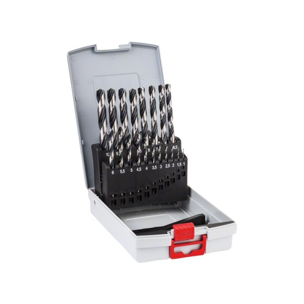Bosch Powertool Accessories HSS Twist PointTeQ Drill Bit ProBox Set, 19 Piece Bosch Powertool Accessories HSS Twist PointTeQ Drill Bit ProBox Set, 19 Piece
