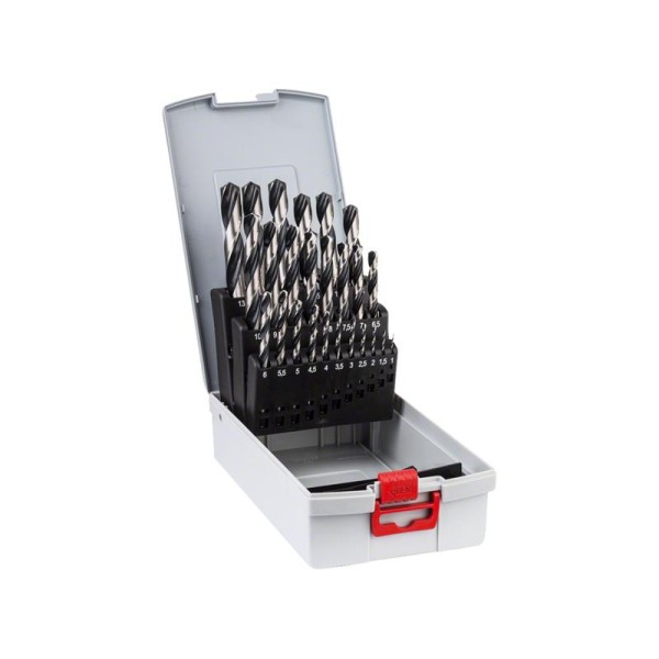 Bosch Powertool Accessories HSS Twist PointTeQ Drill Bit ProBox Set, 25 Piece Bosch Powertool Accessories HSS Twist PointTeQ Drill Bit ProBox Set, 25 Piece