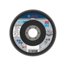 Bosch Powertool Accessories PRO X571 Flap Disc, Angled 115 x 22.23 x G40