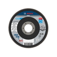Bosch Powertool Accessories PRO X571 Flap Disc, Angled 115 x 22.23 x G60