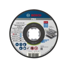 Bosch Powertool Accessories PRO Stainless Steel and Metal Bonded Cutting Disc 115 x 1.0 x 22.23mm Tin of 10