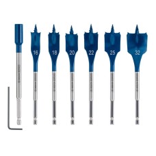 Bosch Powertool Accessories EXPERT Self Cut Speed Spade Drill Bit Set, 7 Piece