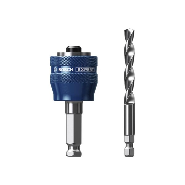 Bosch Powertool Accessories EXPERT Power Change Plus Arbor with Pilot Drill Bosch Powertool Accessories EXPERT Power Change Plus Arbor with Pilot Drill