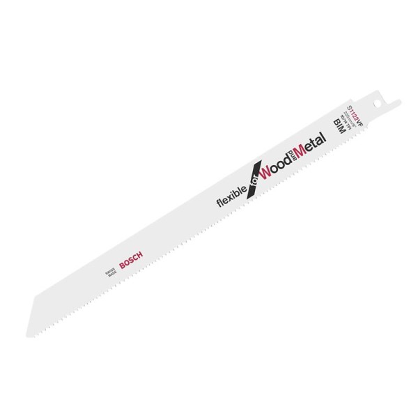 Bosch Powertool Accessories S 1122 VF Flexible for Wood & Metal Blade 225mm 10-14 TPI Pack of 5 Bosch Powertool Accessories S 1122 VF Flexible for Wood & Metal Blade 225mm 10-14 TPI Pack of 5