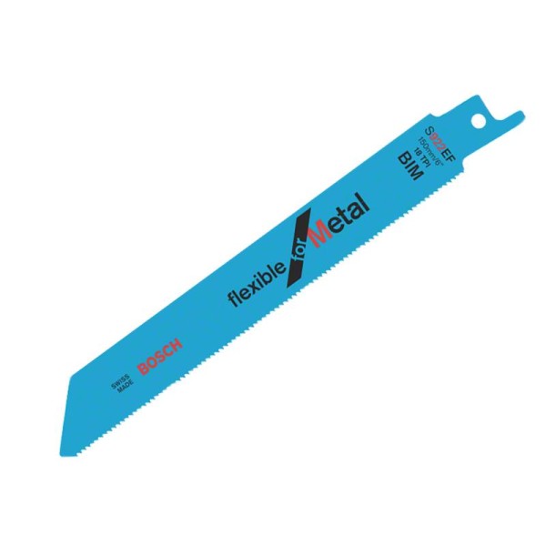 Bosch Powertool Accessories S 922 EF Flexible for Metal Reciprocating Saw Blade 150mm 18 TPI  Pack of 5 Bosch Powertool Accessories S 922 EF Flexible for Metal Reciprocating Saw Blade 150mm 18 TPI  Pack of 5