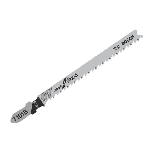 Bosch Powertool Accessories T 101 B Clean for Wood Jigsaw Blade 100mm Pack of 5 Bosch Powertool Accessories T 101 B Clean for Wood Jigsaw Blade 100mm Pack of 5